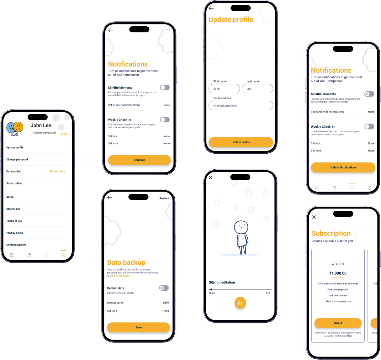 Act Companion Wireframe